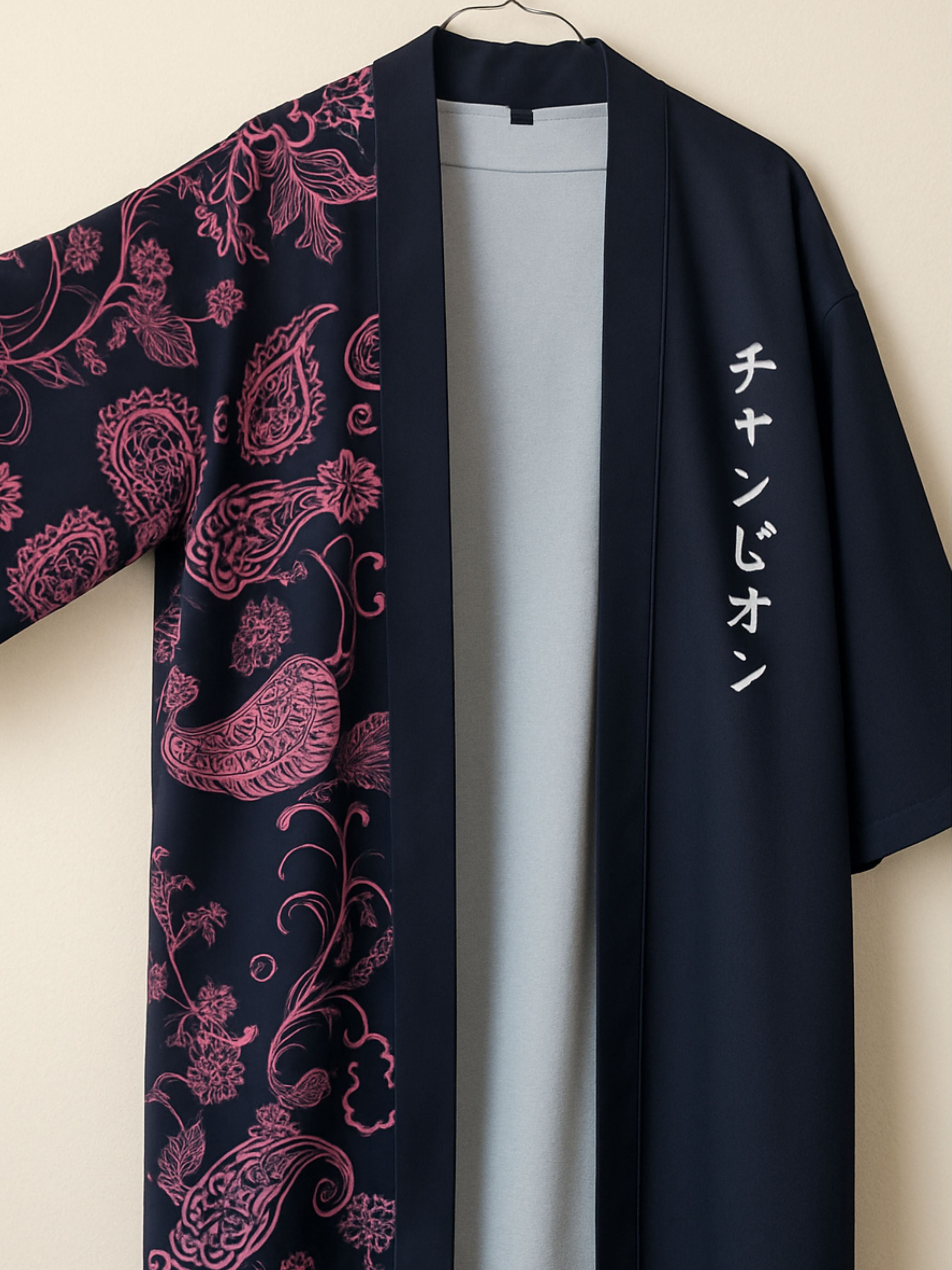 One sleeve kimono pattern