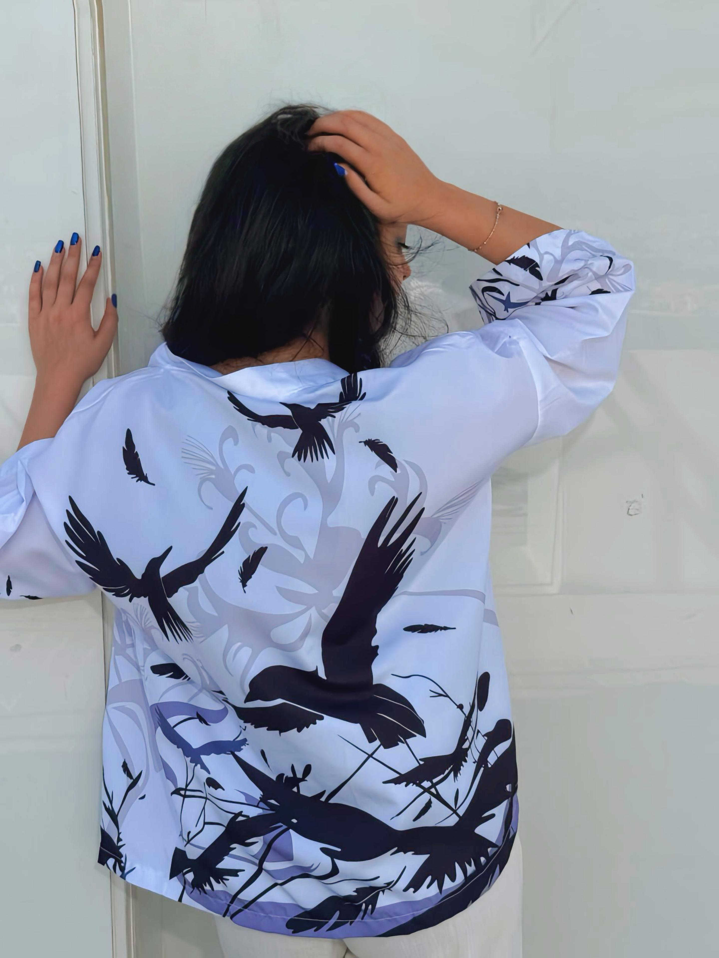 White kimono, thick material. S to M